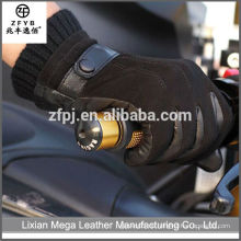 Hot-Selling High Quality Low Preis Leder schwarz Motorrad fahren Leder Handschuhe Männer